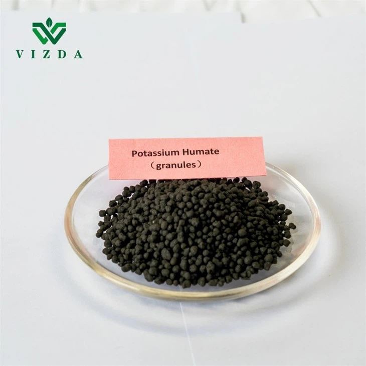Dry Black Granular Potassium Humate Fertilizer