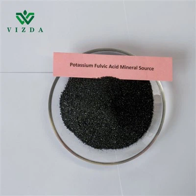 Ua liaj ua teb Dub Potassium Fulvic Acid Hmoov